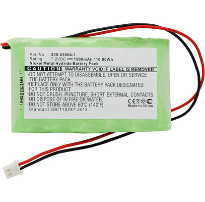 Penyedot Debu Ni-MH Baterai Lithium 1500mAh 7.2V Baterai Li Ion 300-03864-1