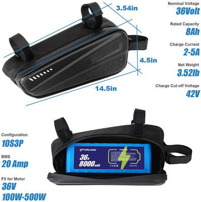 Skuter Tahan Air Baterai Lithium 36V 12Ah / 8AH 48V 10ah Baterai Lithium Ion