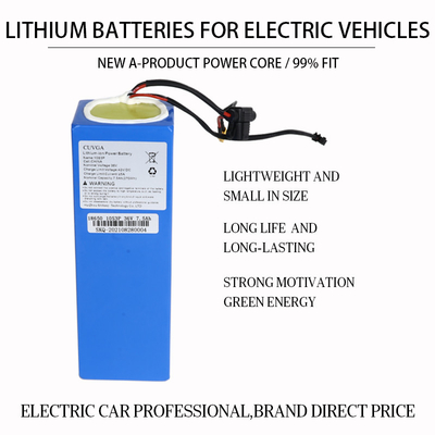 42V 15A Baterai Portabel Skuter Listrik 13.5kg Baterai Isi Ulang Ukuran Kecil