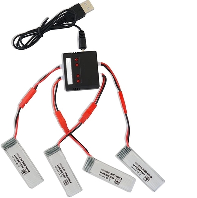 Paket Baterai Polimer Li Ion Isi Ulang NCM 3.7V 500mAh Baterai Lipo