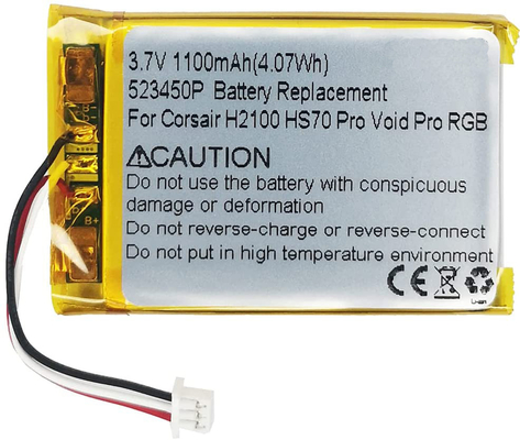 3.7V 1100mah Corsair Void Pro / Penggantian Baterai Corsair Void 523450P