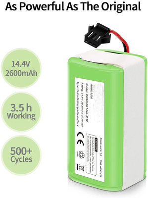 Baterai Li Ion 14.4V 2600mAh 15C A800 Baterai Pengganti Isi Ulang
