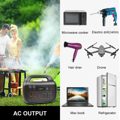 3.7V 500wh Portable Electric Generator Solar 18650 Pembangkit Listrik Baterai Lithium