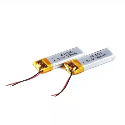 Baterai Polimer Lithium 1S1P 90mAh 3.7v Baterai Lithium Ion Persegi Panjang
