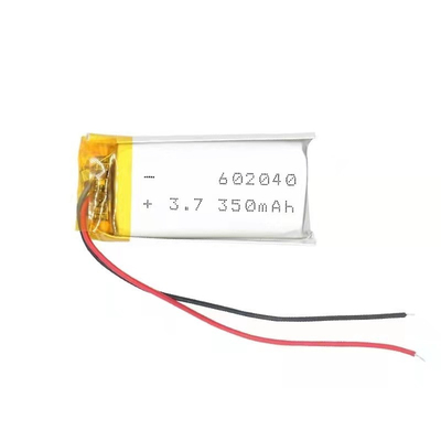 3.7v 500mAh Li Lithium Polymer Battery 0.35A Tidak Dapat Diisi Ulang Dengan Kawat