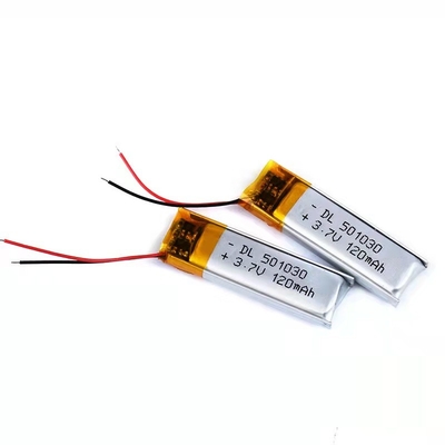 Baterai Lithium Polymer 120mAh 0.12A Headset Bluetooth Baterai Isi Ulang 1S1P