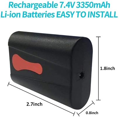 Baterai Li Ion Portabel 8Ah 3350mAh 7.4v Paket Baterai Lithium Cerdas