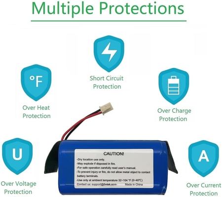 Kustom 2600mah 14.8V 14.4V Li Ion Battery Pack Isi Ulang OEM