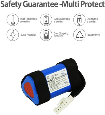 10200mah 3.7V Charger Penggantian Baterai Tahan Lama ID998 1INR19/66-3