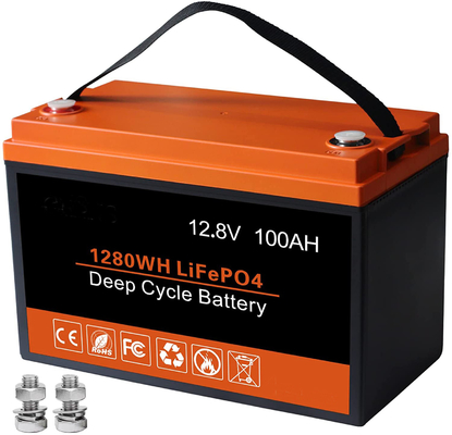 1.2kg Baterai Isi Ulang 12V 100AH ​​Baterai Lithium LFP Deep Cycle